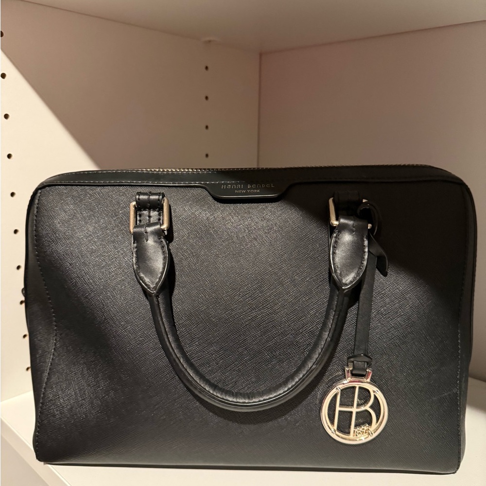 Henri Bendel Black Satchel Bag